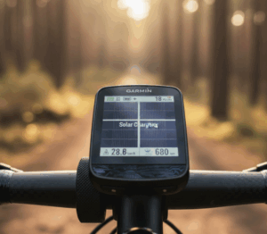 garmin edge 540 solar avec panneaux solaires